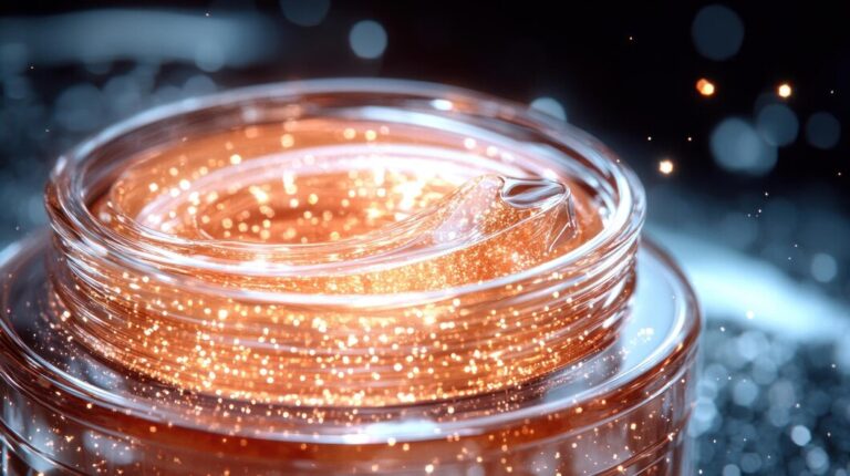 luxurious-cream-jar-exuding-glamour-illuminated-by-twinkling-lights-nearby_1040370-37201-768x430 پپتیدها: معجزه جوانی در محصولات مراقبت از پوست